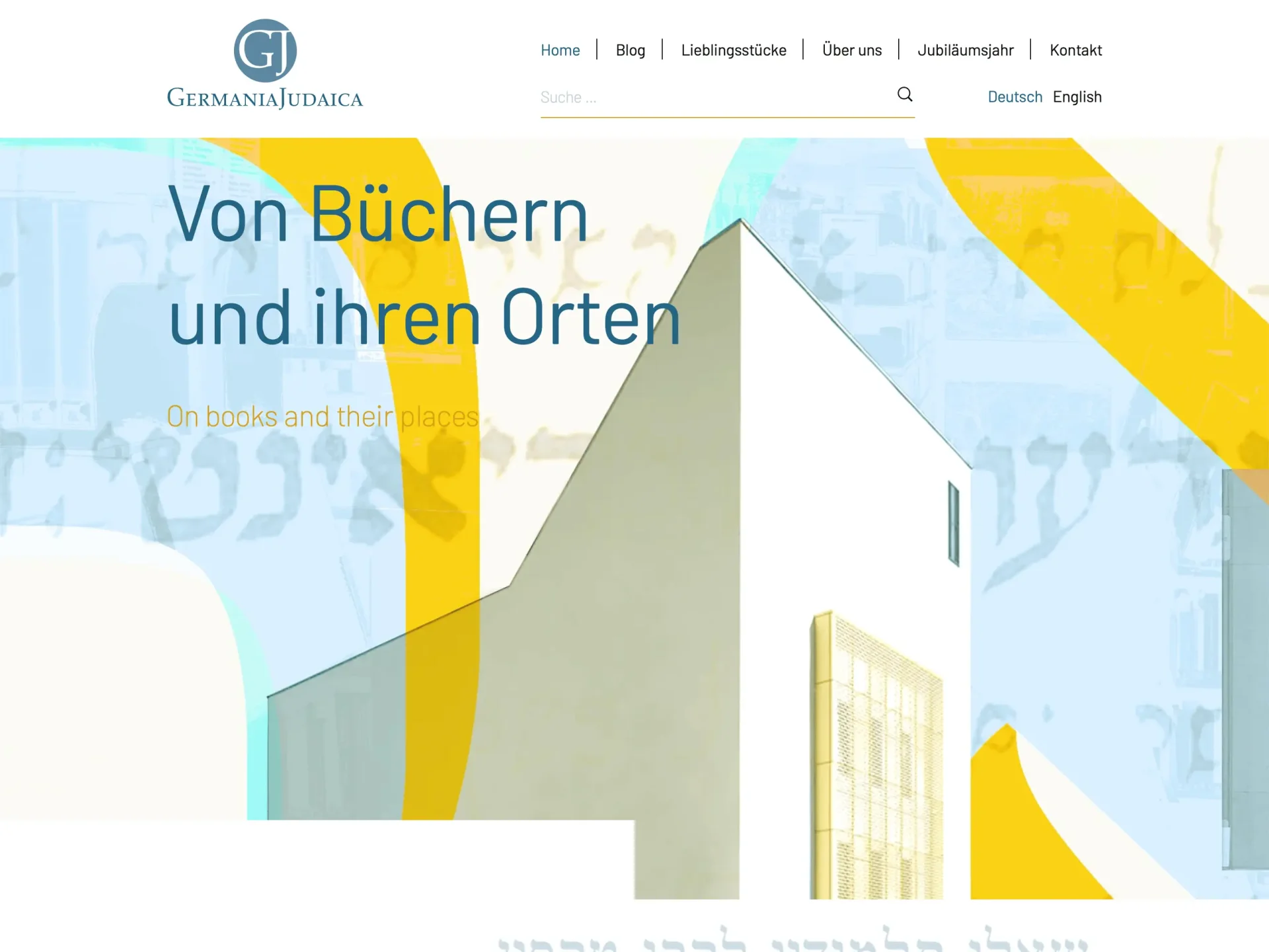 Screenshot von Jewish Libraries